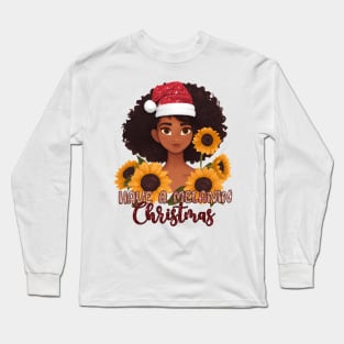 Have a Melanin Christmas Long Sleeve T-Shirt